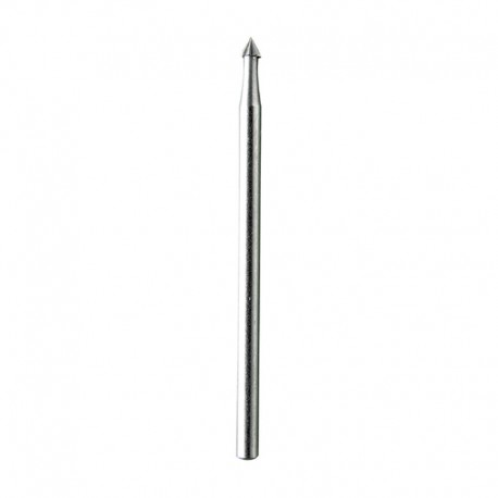 Fresa de acero cónica con punta 2,3mm 2uds.