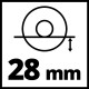 Amoladora angular inalámbrica 115mm 18V sin batería Einhell