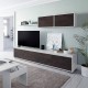 Mueble de salón melamina para TV blanco artik/óxido Alida