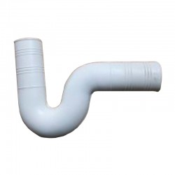 Sifón flexible universal con salida horizontal 35x35mm