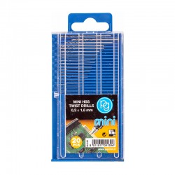 Kit de 20 brocas de acero de 0,3mm a 1,6mm