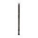 Barra de cortina de baño recta extensible 110-200cm de metal negro