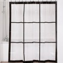 Cortina de peva para baño 180x180cm Neo retro