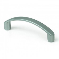 Tirador asa de mueble zamak cromo mate 64mm