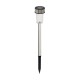 Baliza solar LED de acero inoxidable 10uds.