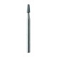 Muela de carburo cónica con punta redonda 3x8mm eje 2,35mm 2 uds.