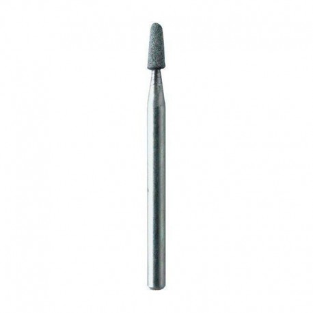 Muela de carburo cónica con punta redonda 3x8mm eje 2,35mm 2 uds.