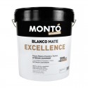 Pintura plástica blanca mate antimoho 4L Excellence Montó