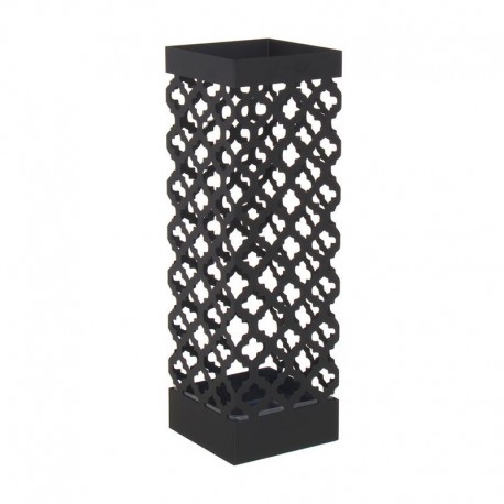 Paragüero de metal negro 15,5x50cm