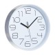 Reloj de pared de plástico blanco para cocina 29cm