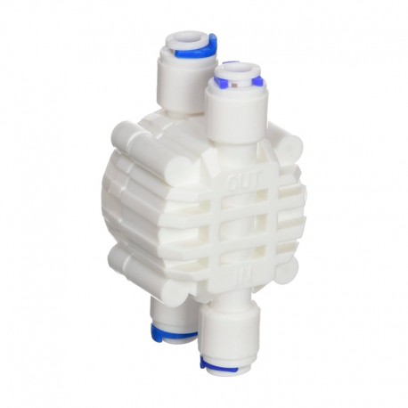 Válvula de 4 vías para ósmosis 1/4"