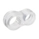 Tope de silicona para manivela de puerta 18x14mm 2uds.