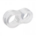 Tope de silicona para manivela de puerta 18x14mm 2uds.