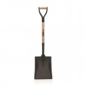 Pala cuadrada con mango de madera VIPQCM Vito