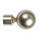 Terminal esférico de metal plata 22mm 2uds. TD22