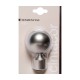 Terminal esférico de metal plata 22mm TD22