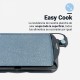 Plancha de asar eléctrica 2000W con revestimiento antiadherente