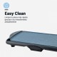 Plancha de asar eléctrica 2000W con revestimiento antiadherente