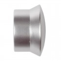 Terminal tope de metal plata 22mm 2uds. TD22