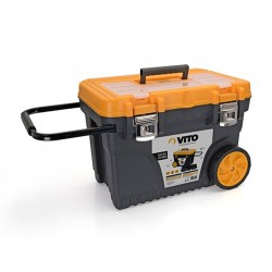 Caja de herramientas con ruedas y asa trolley Vito