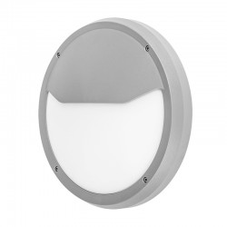 Aplique redondo gris 30cm E27 18W Coliandro