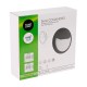 Aplique redondo gris 30cm E27 18W Coliandro