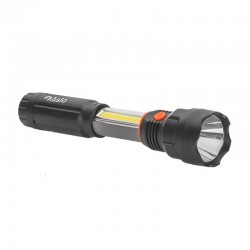 Linterna multi-usos 2LED 100-180lum 8W pilas incl.