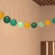 Guirnalda solar bolas 335cm