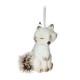 Colgante animal cerámico para árbol de navidad surtido 4,3x4x8cm