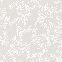 Mantel decorativo Ramas gris al corte
