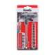 Set de destornillador + 10 puntas + 9 vasos KWB
