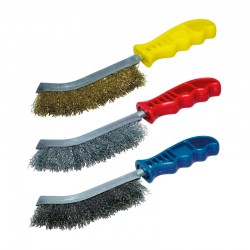 Set de 3 cepillos metálicos manuales 30cm Wolfcraft