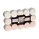 Pack de velas de cera aroma vainilla 3,5h 30uds.