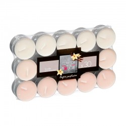 Pack de velas de cera aroma vainilla 3,5h 30uds.