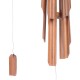 Campana de viento de bambú y paja 16x50cm