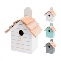 Casita de madera para pájaros 16x11x22cm