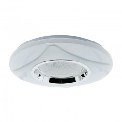 Plafón LED redondo blanco 38,5cm 40W CCT Remo