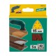 Hojas adhesivas abrasivas GR40/60/80/120/180 para madera/metal 20uds.