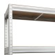 Estantería de metal/madera 5 baldas 120x60x180cm galvanizada