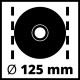 Amoladora angular 125mm 1010W TE-AG 125/1010 CE Einhell