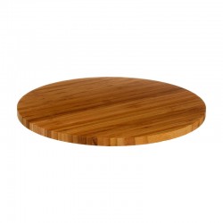 Bandeja de bambú giratoria 35x3cm