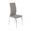 Silla de comedor tapizada gris Roxana