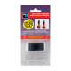 Colgador de escobas adhesivo 1 gancho blanco 62x45x80mm