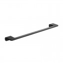 Toallero barra adhesivo de aluminio negro Onyx Tatay