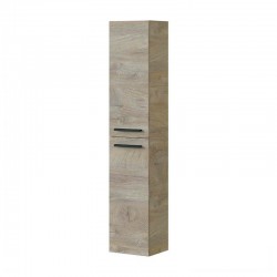 Columna de baño suspendida con 2 puertas roble alaska Athena
