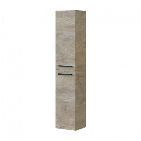 Columna de baño suspendida con 2 puertas roble alaska Athena
