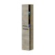 Columna de baño suspendida con 2 puertas roble alaska Athena