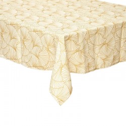 Mantel antimanchas de poliéster 140x240cm Ginkgo