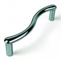 Tirador asa de mueble zamak cromo brillo 106mm