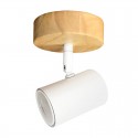Foco de techo de metal/cerámica blanco GU10 60W Rintela
